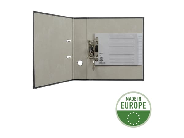 Leitz 12260085, Tyhjä välilehtihakemisto, Paperi, Harmaa, 100 g/m², 240 mm, 24 cm