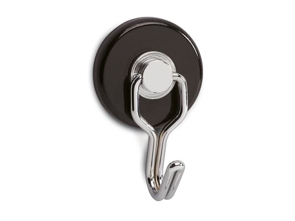 MAUL 6155790, Inomhus, Universalkrok, Svart, Rostfritt stål, Stål, magnet, 5 kg
