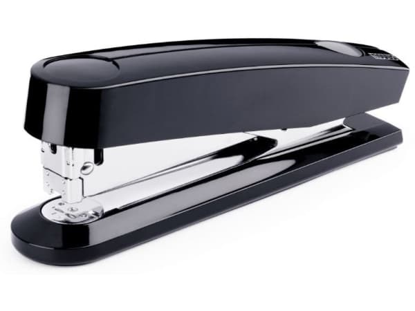 Novus B7A, 8 ark, Svart, 24/6 & 26/6, 10,5 cm, Tryck knappen