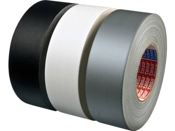 tesa 53949-00005-02 Tekstiltape tesa® Professional Sølv (L x B) 50 m x 50 mm 1 stk