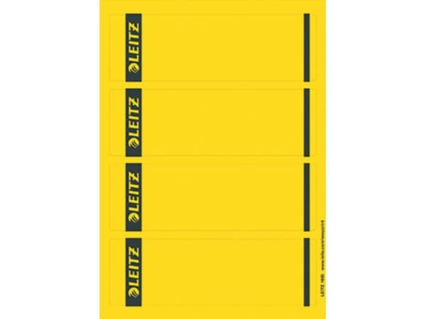 Leitz - Hevearmetikett - gul (en pakke 100) - for P/N: 10700000, 10720000, 10730000, 10920000, 11900000, 11940000