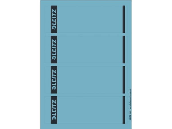 Leitz - Hevearmetikett - blå (en pakke 100) - for P/N: 10700000, 10720000, 10730000, 10920000, 11900000, 11940000