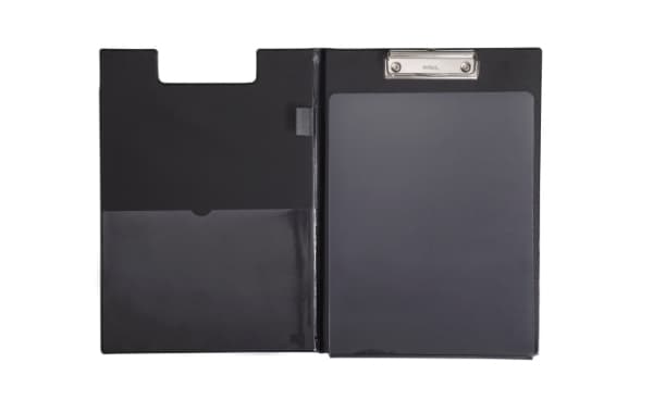 MAUL 2339690, Conventional file folder, A4, Papp med plastöverdrag, Svart, Matt, 1 fickor