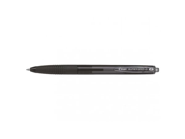 Kuglepen Pilot Super Grip G sort fine stregbredde: 0,22 mm - (12 stk.)