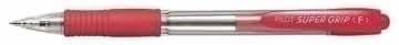 Pilot Supergrip Neon XS, red, Röd, Röd, Clip-on retractable ballpoint pen, Fin, Rund, 0,7 mm