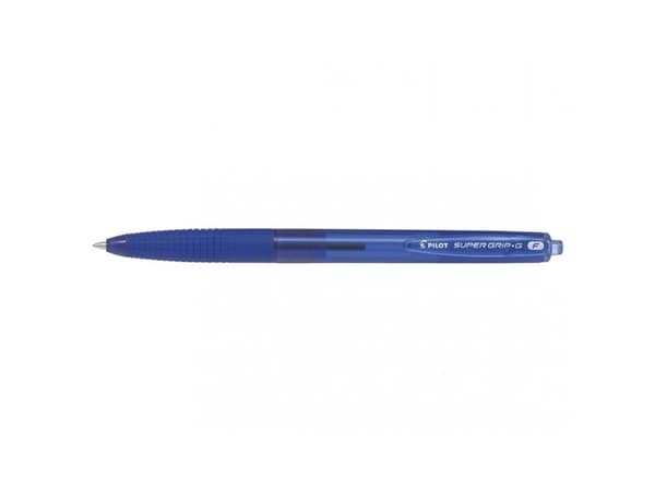 Pilot Super Grip G Retractable, Gjenfyllbar, Blå