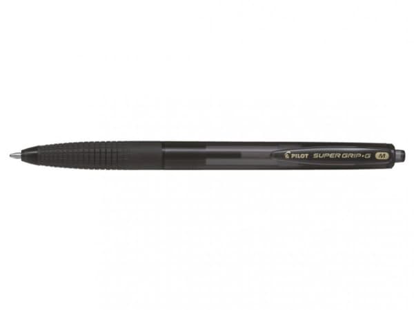 Kuglepen Pilot Super Grip G sort medium stregbredde: 0,27 mm - (12 stk.)