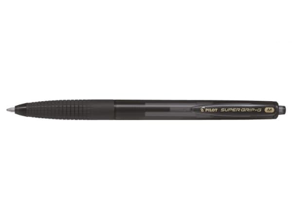 Kuglepen Pilot Super Grip G sort medium stregbredde: 0,27 mm - (12 stk.)