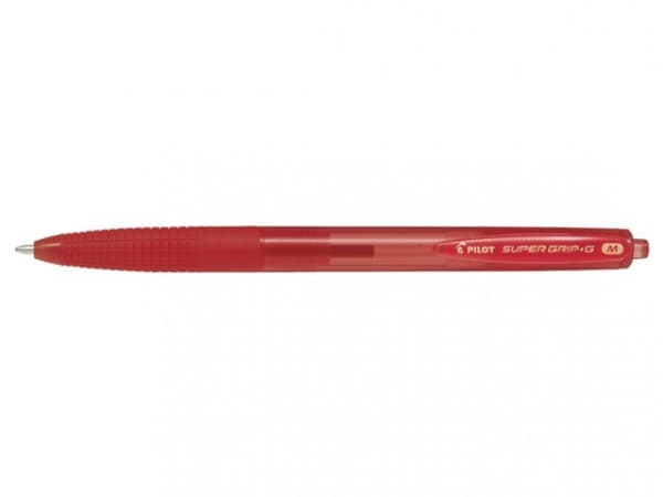 Pilot Super Grip G Retractable, Påfyllnadsbar, Röd