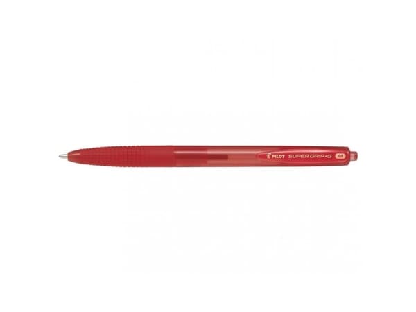 Pilot Super Grip G Retractable, Gjenfyllbar, Rød