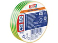 Pikkukuva 1 / 3: tesa Tesa 53988-00076-00 Eristysteippi tesa® Professional Keltainen, vihreä (L x S) 20 m x 19 mm 1 kpl