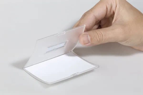 Namnskylt Durable CLICK FOLD 54x90 mm med magnet - (10 st.)