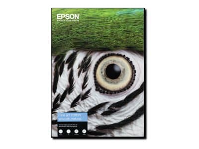 Epson Fine Art Smooth - Bomull - matt - 490 mikroner - naturlig - A4 (210 x 297 mm) - 300 g/m² - 25 ark klutepapir - for SureColor SC-P20000, P600, P