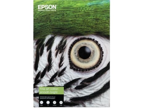 Epson Fine Art - Bomull - glatt - 490 mikroner - lys - A3 Plus (329 x 483 mm) - 300 g/m² - 25 ark klutepapir - for SureColor SC-P20000, P600, P6000,