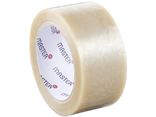 Tejp PVC32 transparent lösningsmedel 25mmx66m låg ljudnivå - (66 meter per rulle x 72 rullar)