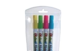 Lasitaulumerkit Artline, 4 värin pakkaus