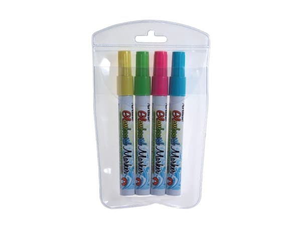 Lasitaulumerkit Artline, 4 värin pakkaus