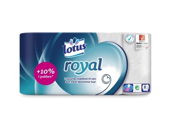 Toiletpapir Lotus Comfort 3-lags 19m - (karton á 56 ruller)