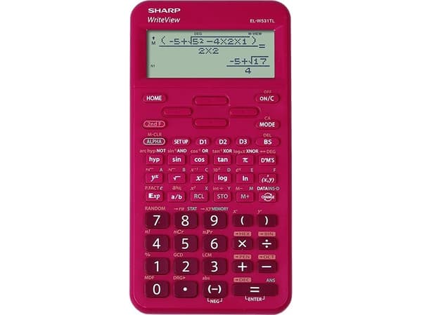 Sharp scientific calculator EL-W531TL pink