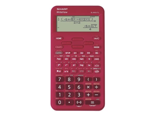 Sharp scientific calculator EL-W531TL pink