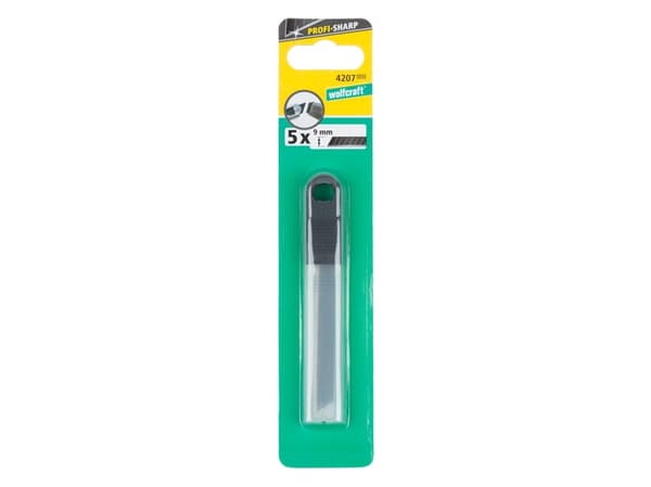 wolfcraft GmbH 4207000, 5 stykker, 9 mm, 0,4 mm, Sort