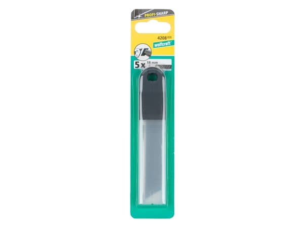wolfcraft GmbH 4208000, 5 stykker, 18 mm, 0,5 mm, Sort