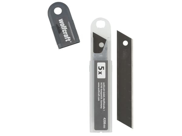 wolfcraft GmbH 4208000, 5 stykker, 18 mm, 0,5 mm, Sort