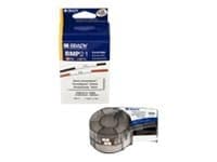 Brady PermaSleeve Marker B-342 - Polyolefin - svart på vitt - Rulle (1,12 cm x 2,1 m) (1 rulle/rullar fodral - för Brady BMP21, BMP21-LAB, BMP21-PLUS