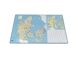 Skrivunderlag Bantex Danmark karta 44x63 cm