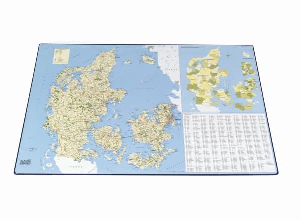Skrivunderlag Bantex Danmark karta 44x63 cm