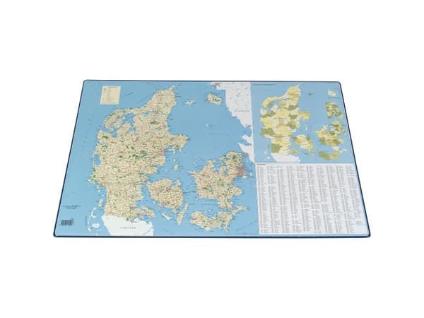 Skrivunderlag Bantex Danmark karta 44x63 cm