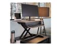 Miniatyrbild 3 av 5: Ergotron WorkFit-Z Mini - Omvandlare till skrivbord för stående - rektangulär - duvgrå - svart bas