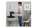 Miniatyrbild 5 av 5: Ergotron WorkFit-Z Mini - Omvandlare till skrivbord för stående - rektangulär - duvgrå - svart bas