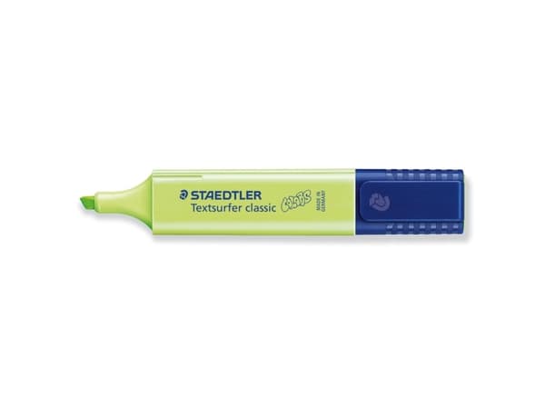 Tekstmarker Staedtler 364 pastel lime grøn Textsurfer Classic - (10 stk.)