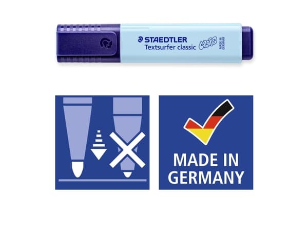 Tekstmarker STAEDTLER 364 vintage lys grå Textsurfer Classic - (10 stk.)