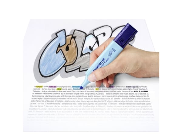 Tekstmarker Staedtler 364 black Textsurfer Classic - (10 stk.)