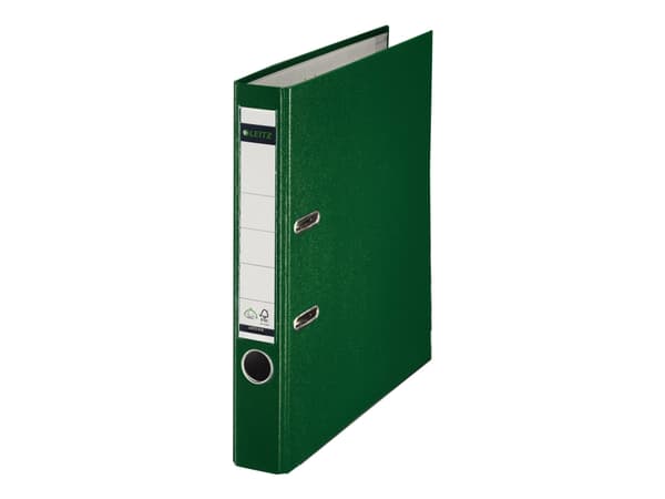 Leitz - Spakbågesfil - ryggbredd: 52 mm - för A4 (210 x 297 mm) - kapacitet: 350 ark - grön