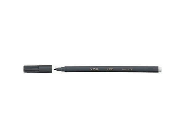 Tuscher BIC Kids Visa, fin spids, sort, pakke a 24 stk.