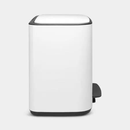Pedalspand Brabantia Bo, 3 x 11 ltr. hvid