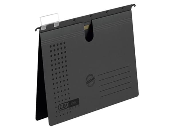 Elba Hængemappe chic ULTIMATE A4 Antracit 5 stk/per pakke 100560165 5 stk