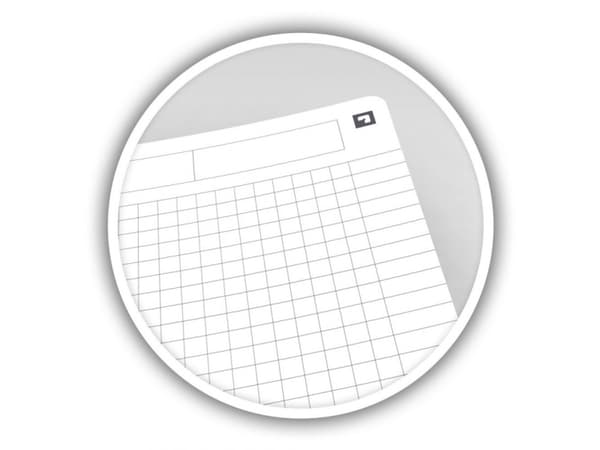 Notesbog Oxford Smart Black, A5, ternet, lajittelu