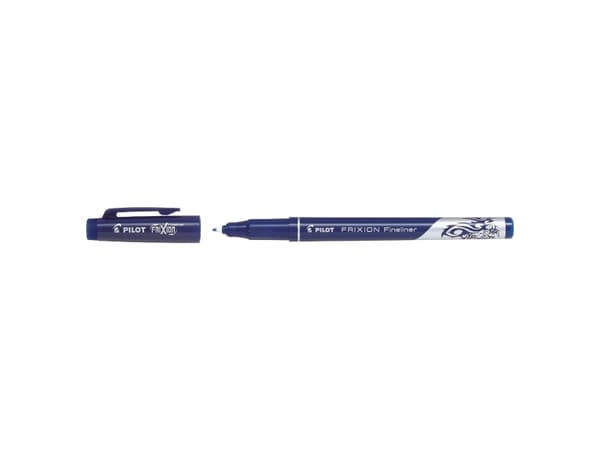 Fineliner, Pilot FriXion, 1,3 mm, blå
