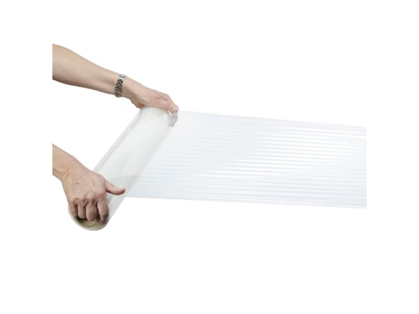 Stretchfilm Master'In cast transp. 20my 450mmx300m - (300 meter per rulle x 6 rullar)