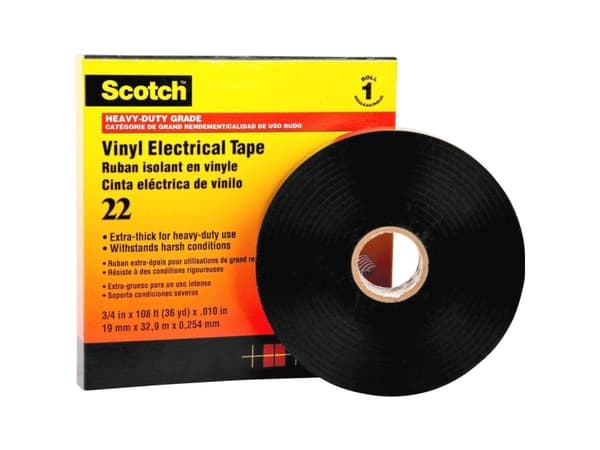 Scotch SCOTCH22-50X33 Isoleringsbånd Scotch® Sort (L x B) 33 m x 50 mm 1 stk