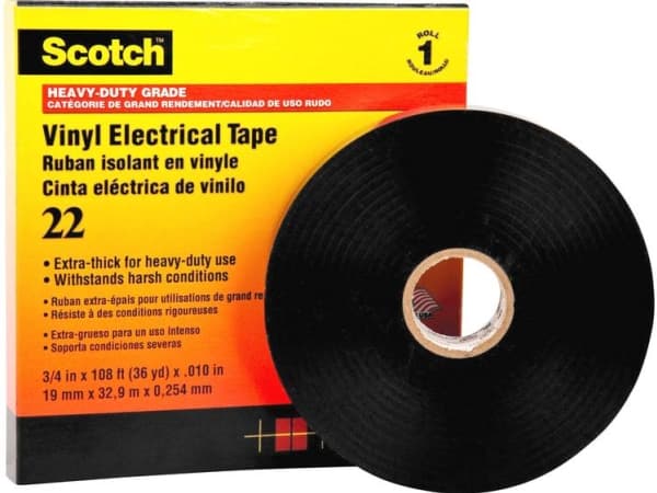 Scotch SCOTCH22-50X33 Isoleringsbånd Scotch® Sort (L x B) 33 m x 50 mm 1 stk