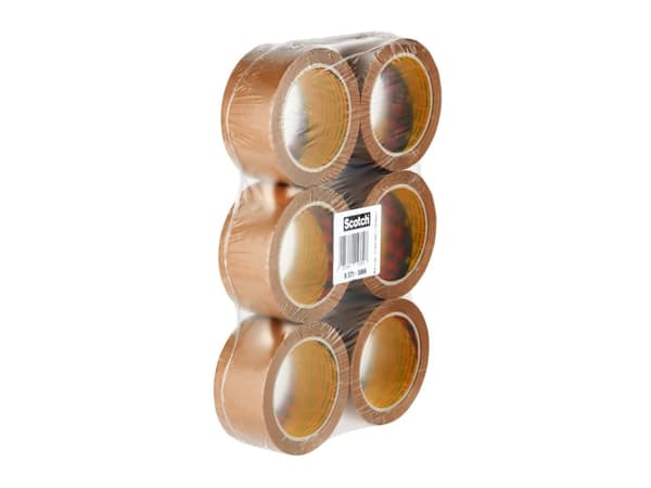 Emballagetape 3M Scotch 371 50mmx66m brun (6 ruller)