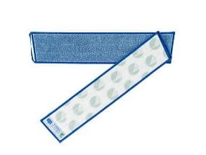 Moppe 60 cm med kardborreband Microfiber Blå,1 Stk