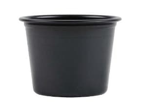 Dressingbæger 30 ml 1 oz Ø44x30 mm PP Sort,250 stk/ps - (250 stk.)