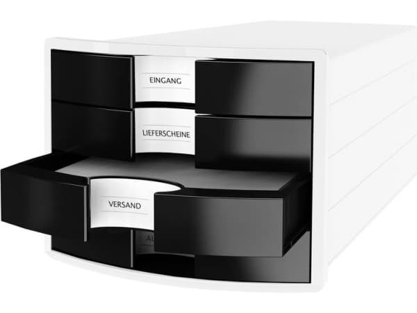 HAN IMPULS 2.0 1012-32 Lådbox Vit A4 , C4 Antal lådor: 4