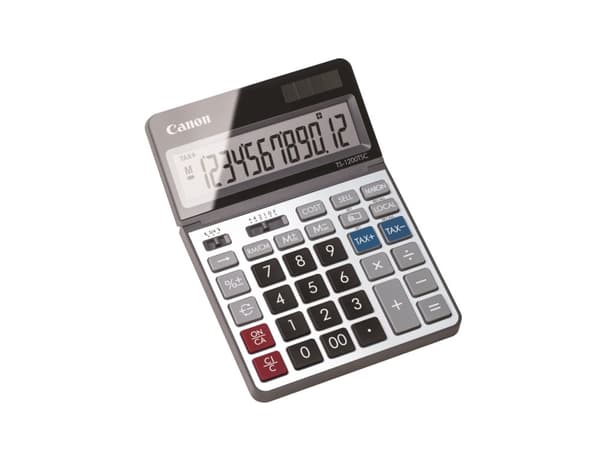 Canon TS-1200TSC, Skrivbord, Grundläggande, 12 siffror, Visa tippning, Batteri, Metallisk
